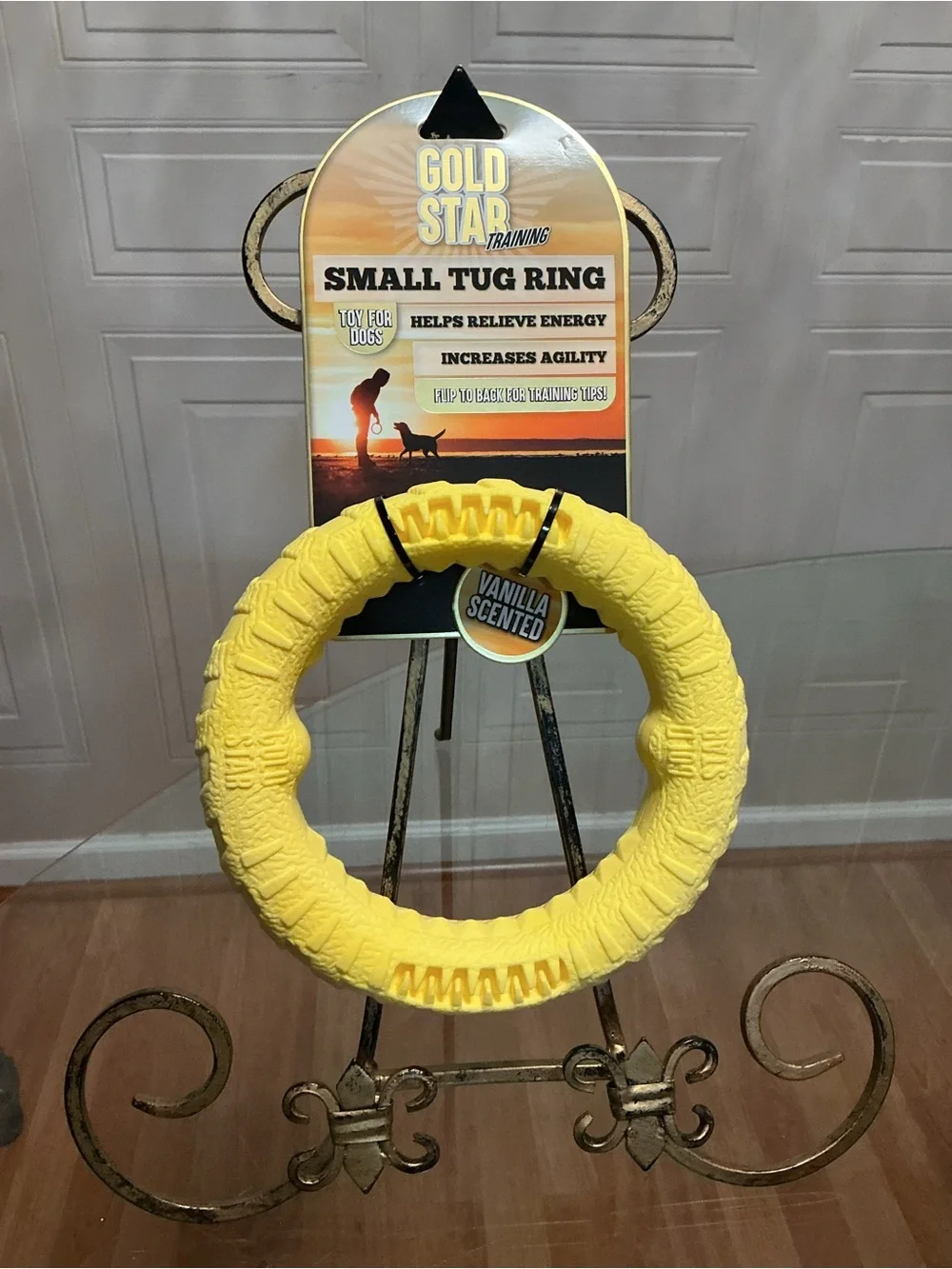 Brand New Gold Start Small Tug Ring 6-inch Vanilla Scented